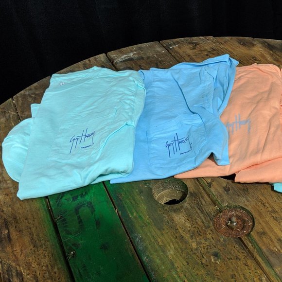 3 Guy Harvey and 2 Southern Marsh Shirts (medium) - Picture 1 of 4